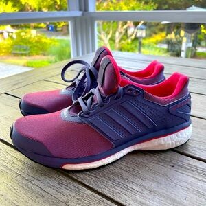 Adidas Supernova Glide Boost Purple & Pink Running Shoes Womens Size 8.5